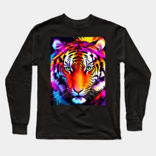 Tiger Splash Art Long Sleeve T-Shirt